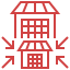 downsizing icon